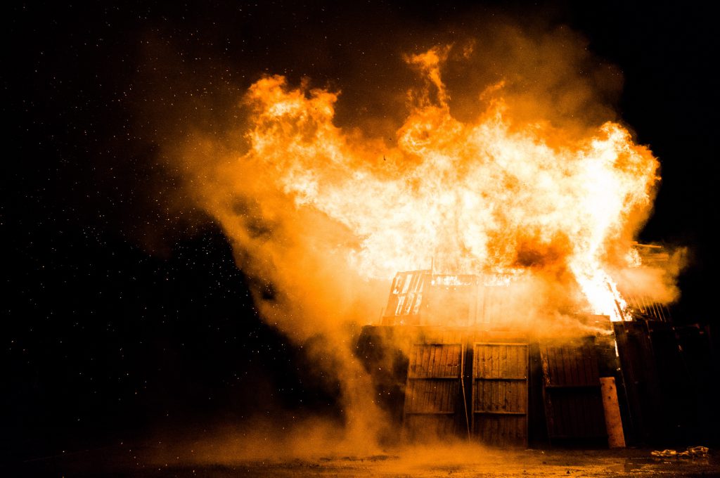 burning